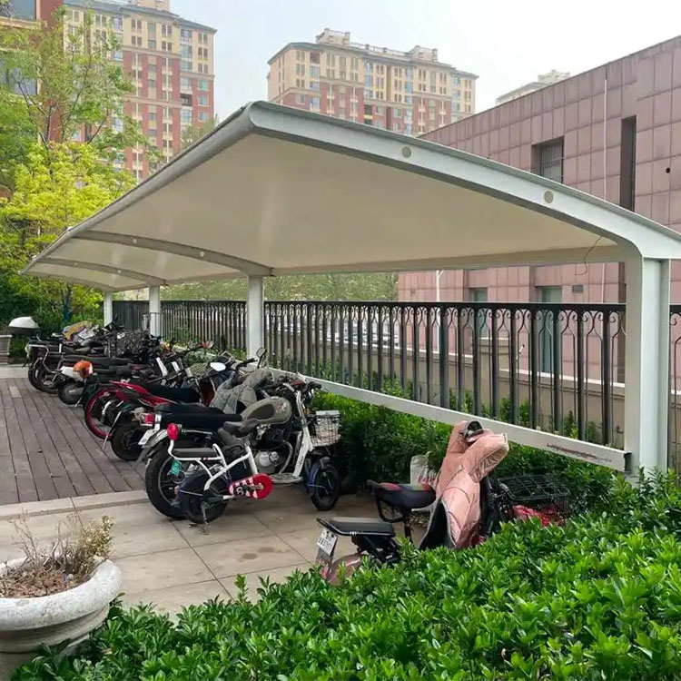 汨罗市膜结构电动车棚